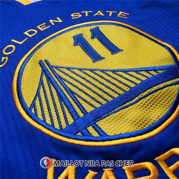Maillot Authentique Golden State Warriors Thompson 11 Bleu